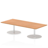 Dynamic Italia 1800 x 800mm Poseur Rectangular Table Oak Top 475mm High Leg ITL0302 DD